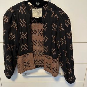 RARE Ace & Jig Sampler jacket/blazer size xs/tp